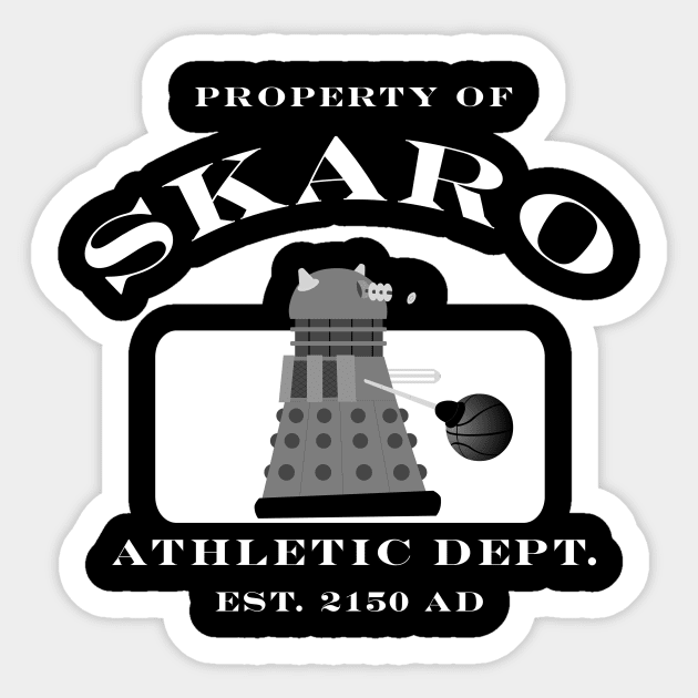 Skaro Athletic Dept. Sticker by scoffin